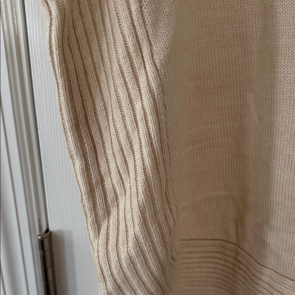 Lane Bryant Cream Textured Knit Sweater Plus Size 22W Lightweight - Picture 4 of 10